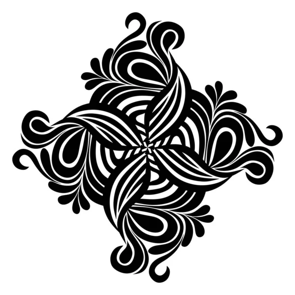 Mandala Vektorové Ilustrace Květinové Ornament — Stock fotografie