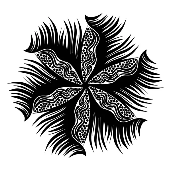 Abstraktní Mandala Vektor Ilustrace Pozadí Pro Design — Stock fotografie