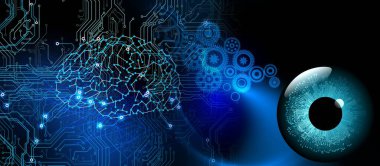 Siber devre gelecekteki teknoloji kavramı