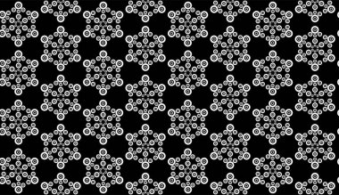 soyut siyah çiçeksiz desen, vektör sanat arka planı