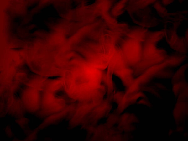 Abstract background of smoke and red paint