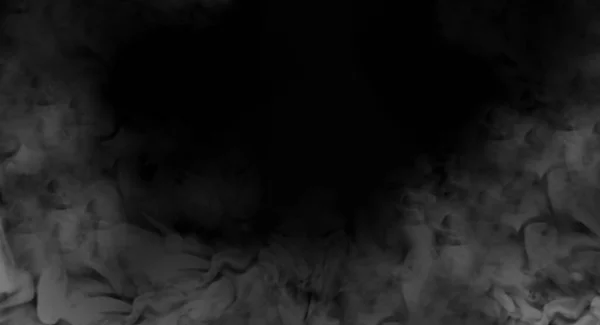 Fondo Abstracto Humo Blanco Sobre Negro — Foto de Stock