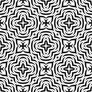 Kusursuz tek renkli geometrik desen dizaynı. Soyut arkaplan. vektör sanatı