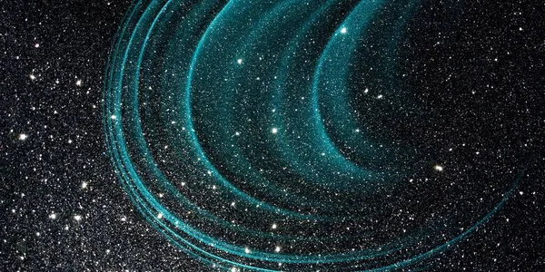 抽象的背景 霓虹灯星系外层空间 宇宙艺术 3D渲染 — 图库照片