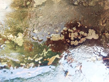 Boya lekeleriyle soyut arkaplan