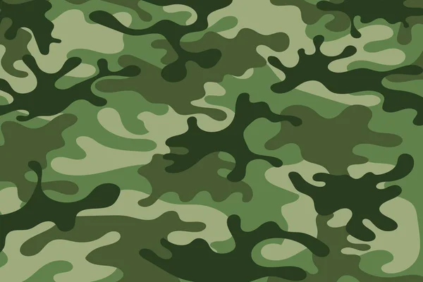 Camouflage Soldier Pattern Design Background Clothing Style Army Green Camo —  Vetores de Stock