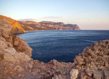 Balaklava Körfezi girişindeki Sivastopol bölgesi.