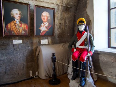 Sivastopol, Kırım - 19 Eylül 2020: Mikhailovskaya Bataryası, Sivastopol, Kırım,