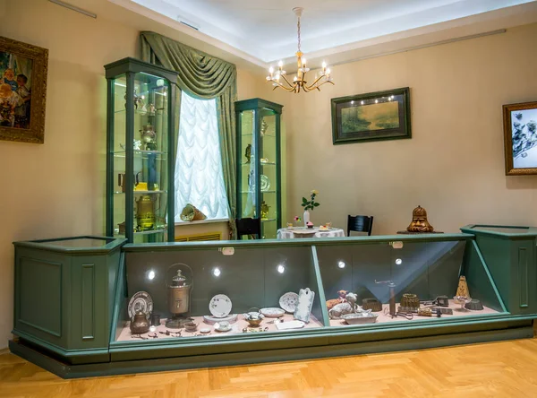 Tula Ryssland Januari 2021 Utställning Showcase Kozlovs Konfektyrbutik Museum Tula — Stockfoto