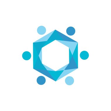 Evlat Edinme ve Toplum Bakımı Logo şablonu vektörü