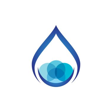 su damlası Logo Şablonu vektör çizimi tasarımı