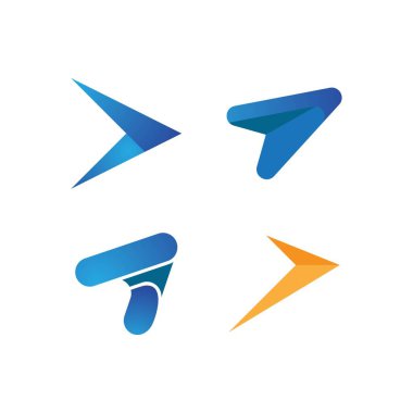 Ok illüstrasyon logo vektör şablonu