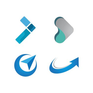 Ok illüstrasyon logo vektör şablonu