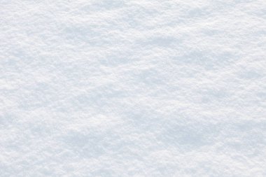 Güneşli bir kış gününde karın dokusu