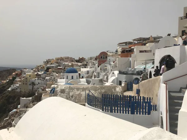 Blick Auf Die Stadt Santorini Griechenland — Stockfoto