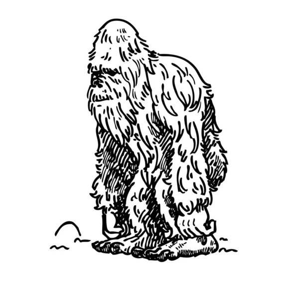 Bigfoot drawing Vector Art Stock Images | Depositphotos Bigfoot drawing Vector Art Stock Images | Depositphotos