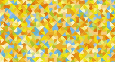 Kusursuz geometrik yeşil ve sarı desenli. Yuvarlak çizgileri olan kamuflaj fayansları. Yazdırma ya da web tasarımı için renkli bir arkaplan.