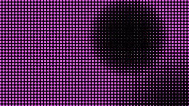 Üretken gerçek zamanlı sanat. Ekran medyası teknolojisi. Şifre, dijital yaratıcılık. Soyut video gezisi kodlanıyor. Ağ LCD görüntüsü. Noktalar dizisi. Boyut boyutu farklı delik alanı ölçeklendir.