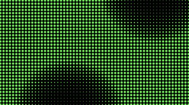 Üretken gerçek zamanlı sanat. Ekran medyası teknolojisi. Şifre, dijital yaratıcılık. Soyut video gezisi kodlanıyor. Ağ LCD görüntüsü. Noktalar dizisi. Boyut boyutu farklı delik alanı ölçeklendir.