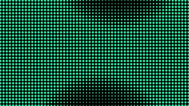 Üretken gerçek zamanlı sanat. Ekran medyası teknolojisi. Şifre, dijital yaratıcılık. Soyut video gezisi kodlanıyor. Ağ LCD görüntüsü. Noktalar dizisi. Boyut boyutu farklı delik alanı ölçeklendir.