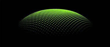 Dağ gibi kabarcıklar. Hill, küresel çıkıntı. Noktalardan oluşan yarımküre. Parçacık boyutu ses dalgası. Kürenin bir kısmı kutup tepesi küre yüzeyini etkiler. Büyük veri akışı hesaplaması.