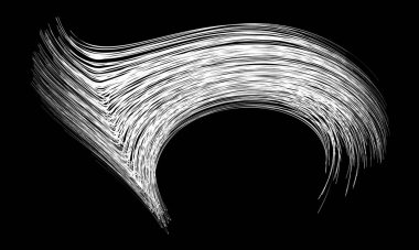 Beyaz arka planda beyaz akış fırça darbeleri beyaz politika demetleri. Soyut dağınık lifler. Vektör illüstrasyon girdabı bulanıklığı. Boya kalemleri ve tebeşir boyası, iplik, saç ve demet..