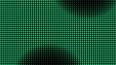 Üretken gerçek zamanlı sanat. Ekran medyası teknolojisi. Şifre, dijital yaratıcılık. Soyut video gezisi kodlanıyor. Ağ LCD görüntüsü. Noktalar dizisi. Boyut boyutu farklı delik alanı ölçeklendir.