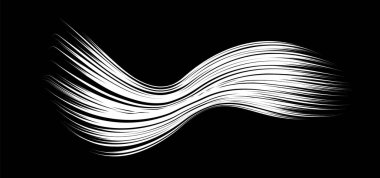 Beyaz arka planda beyaz akış fırça darbeleri beyaz politika demetleri. Soyut dağınık lifler. Vektör illüstrasyon girdabı bulanıklığı. Boya kalemleri ve tebeşir boyası, iplik, saç ve demet..