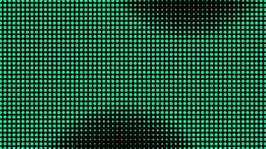 Üretken gerçek zamanlı sanat. Ekran medyası teknolojisi. Şifre, dijital yaratıcılık. Soyut video gezisi kodlanıyor. Ağ LCD görüntüsü. Noktalar dizisi. Boyut boyutu farklı delik alanı ölçeklendir.