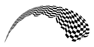 Damalı bayrak. Yarış pistinden sinyal geliyor. sunumlar için arkaplan ve sayfaları başlat