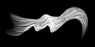 Beyaz arka planda beyaz akış fırça darbeleri beyaz politika demetleri. Soyut dağınık lifler. Vektör illüstrasyon girdabı bulanıklığı. Boya kalemleri ve tebeşir boyası, iplik, saç ve demet..