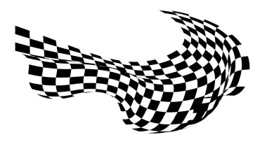 Damalı bayrak. Yarış pistinden sinyal geliyor. sunumlar için arkaplan ve sayfaları başlat