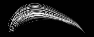 Beyaz arka planda beyaz akış fırça darbeleri beyaz politika demetleri. Soyut dağınık lifler. Vektör illüstrasyon girdabı bulanıklığı. Boya kalemleri ve tebeşir boyası, iplik, saç ve demet..