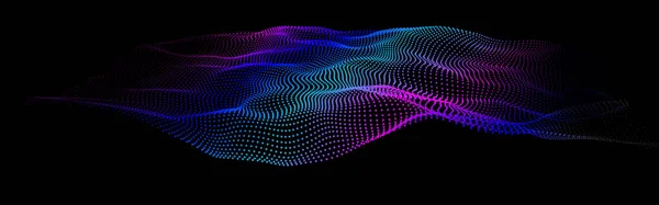 Nod dalga formu topolojisi. Sonsuz gövde büyük veri titreşimi. Bilim tümseği tepeleri. Siber nokta dizisi alanı. 3D deniz noktaları. Bilgi akışının şebeke yapısı.