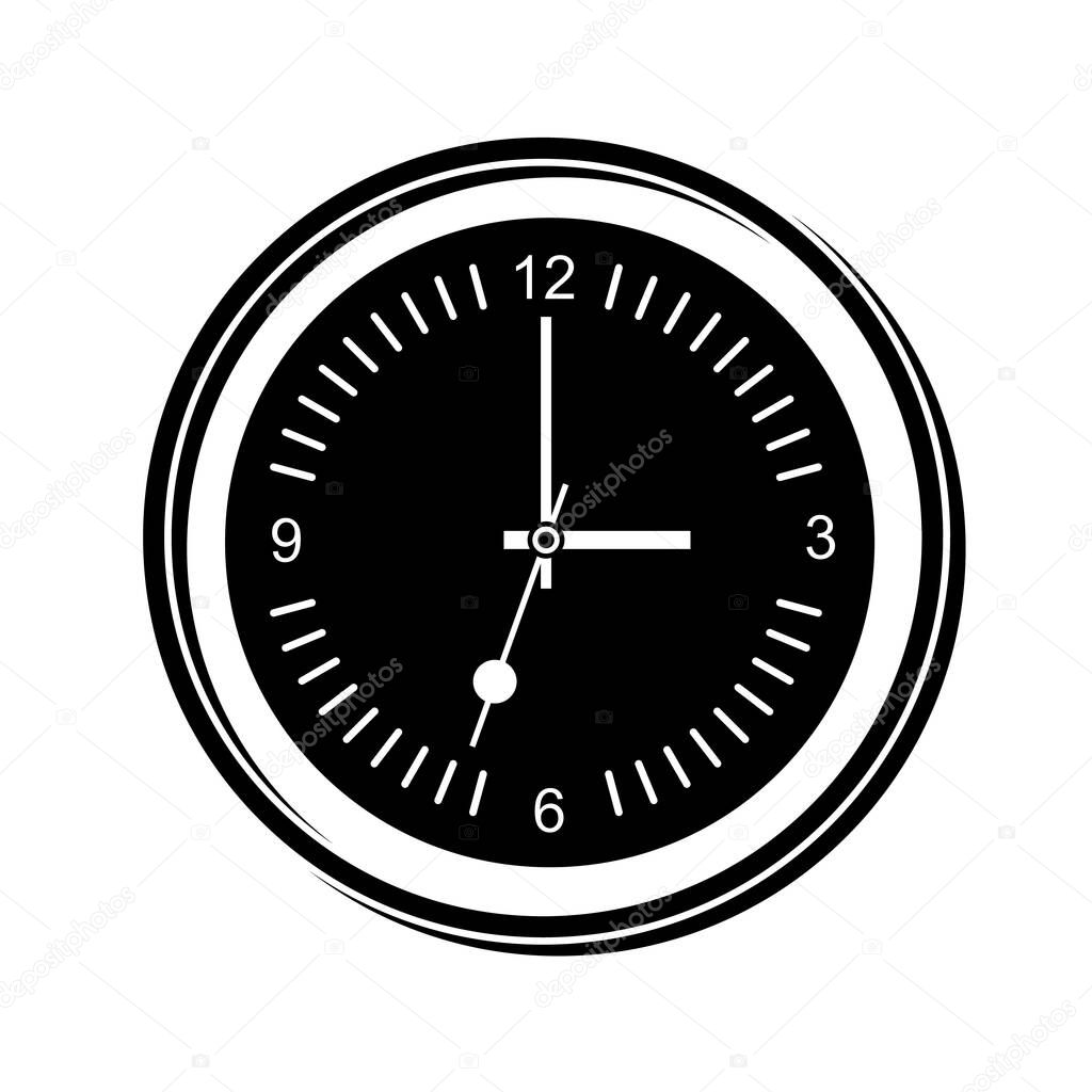 Clock icon in trendy simple style isolated on background. Logo app Vector illustration. Time simple style detailed logo vector illustration isolated