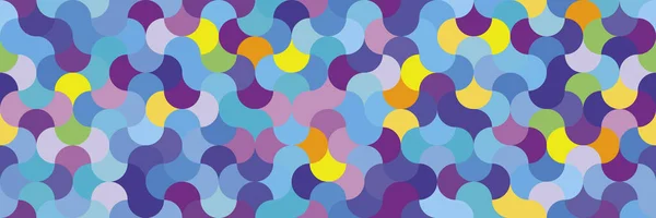 Modèle Jaune Violet Bleu Géométrique Sans Couture Carreaux Camouflage Aux — Image vectorielle