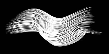 Beyaz arka planda beyaz akış fırça darbeleri beyaz politika demetleri. Soyut dağınık lifler. Vektör illüstrasyon girdabı bulanıklığı. Boya kalemleri ve tebeşir boyası, iplik, saç ve demet..