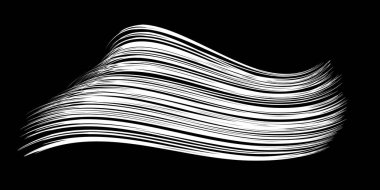 Beyaz arka planda beyaz akış fırça darbeleri beyaz politika demetleri. Soyut dağınık lifler. Vektör illüstrasyon girdabı bulanıklığı. Boya kalemleri ve tebeşir boyası, iplik, saç ve demet..