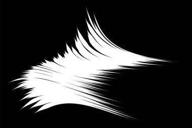 Beyaz arka planda beyaz akış fırça darbeleri beyaz politika demetleri. Soyut dağınık lifler. Vektör illüstrasyon girdabı bulanıklığı. Boya kalemleri ve tebeşir boyası, iplik, saç ve demet..