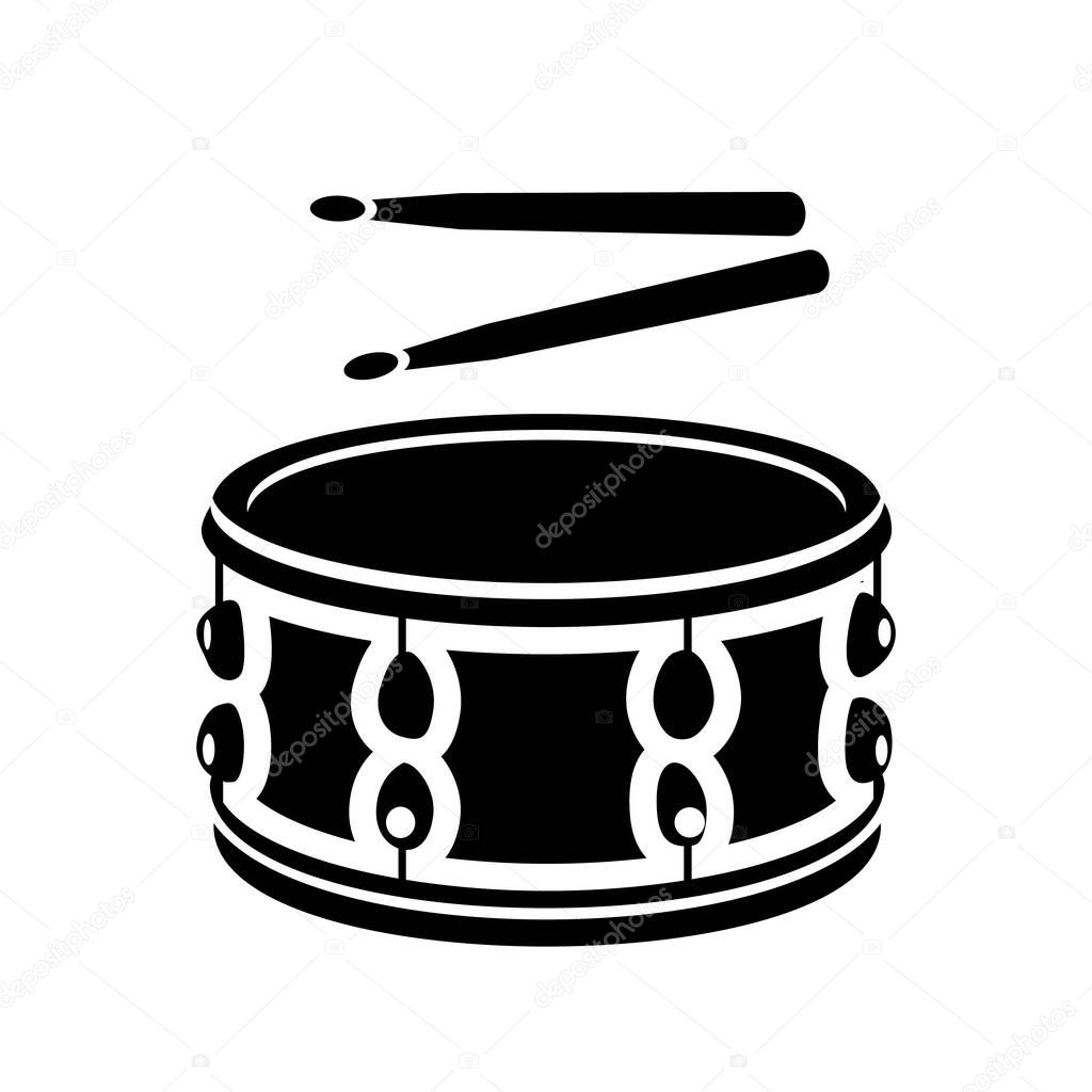 Drum toy Icon. Play detilaed simple style logo icon vector illustration isolated.