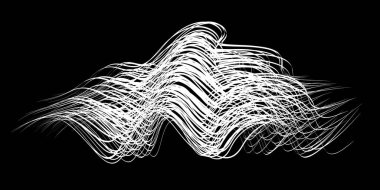 Beyaz arka planda beyaz akış fırça darbeleri beyaz politika demetleri. Soyut dağınık lifler. Vektör illüstrasyon girdabı bulanıklığı. Boya kalemleri ve tebeşir boyası, iplik, saç ve demet..