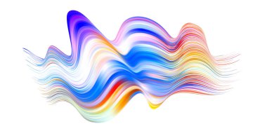 Tüylü çimen yaprakları ya da kıllar. Kuru boya kokusu, rüzgarda dalgalanan çizgiler. Renkli fırça darbesi. Gerçekçi ses dalgası. Beyaz arkaplanda izole edilmiş sıvı boya şekli.