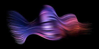 Tüylü çimen yaprakları ya da kıllar. Kuru boya kokusu, rüzgarda dalgalanan çizgiler. Renkli fırça darbesi. Gerçekçi ses dalgası. Beyaz arkaplanda izole edilmiş sıvı boya şekli.