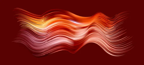Ткань Красного Бордо Абстрактно Скрученная Флюидная Форма Потока Современный Дизайн — стоковый вектор