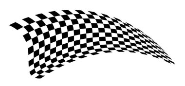 Damalı bayrak. Yarış pistinden sinyal geliyor. sunumlar için arkaplan ve sayfaları başlat