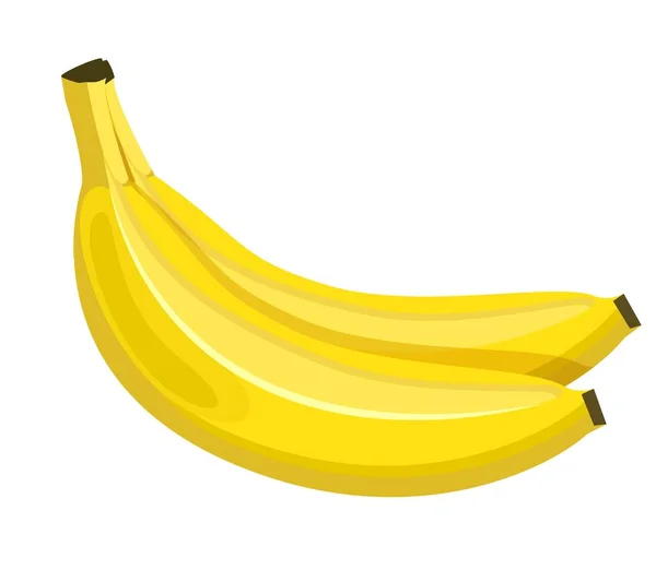 香蕉。两个香蕉在一堆卡通图标里 — 图库矢量图片