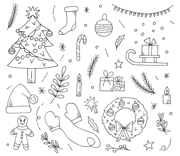 Duvar kâğıdı tasarımı için çizim seti. El çizimi vektör çizimi. Duvar kağıdı, tekstil, kumaş, ambalaj