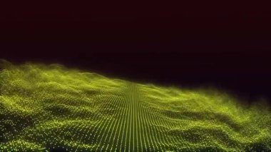 Abstract digital background. Data flow information. Concept of digital communication. Big data visualization. 3D rendering. 4k animation.