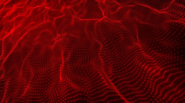 Ağ bağlantısı noktaları ve çizgileri. Teknoloji geçmişi. Üç Boyut