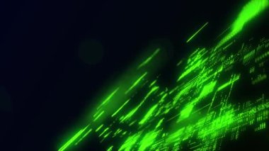 Abstract digital background. Science background. Technological background. Matrix. Binary Code. 3d rendering Falling dots. 4k